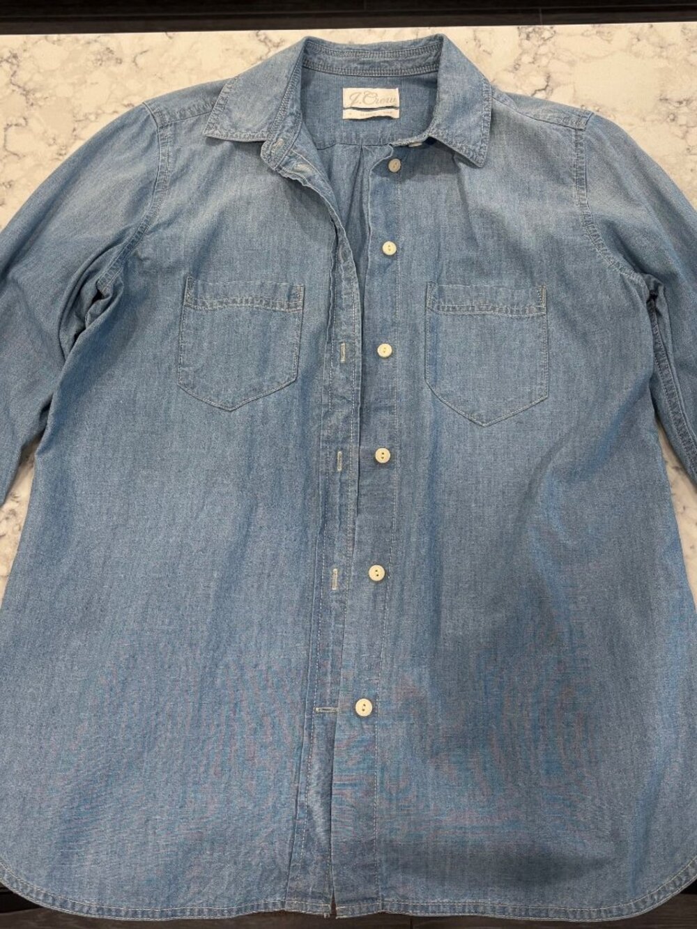J. Crew lightweight Jean Button Down Shirt